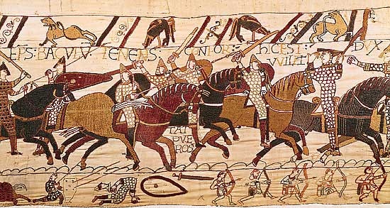 scene from bayeux tapestry