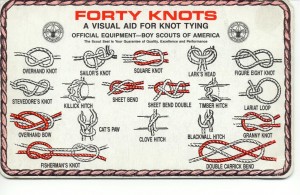 forty boy scout knots