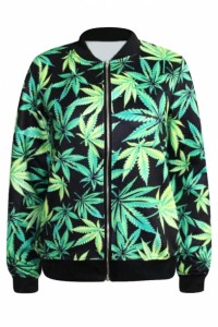 marijuana baseball jacket