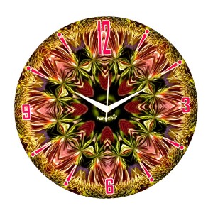 weed wall clock